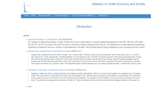 Desktop Screenshot of indianstatistics.org